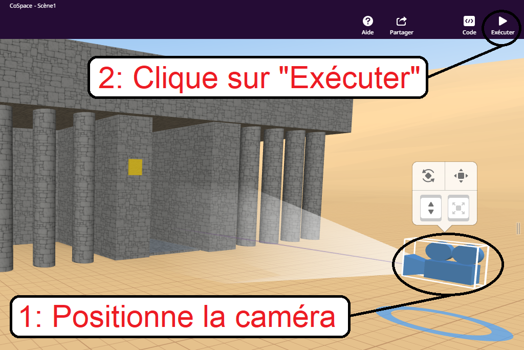 Exécuter l'environnement VR en mode test