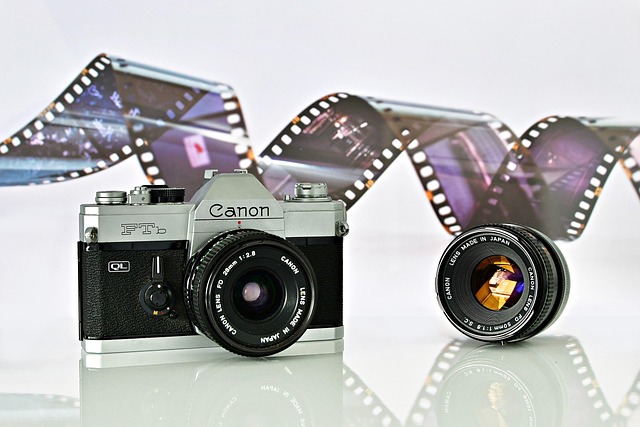 Un appareil photo argentique