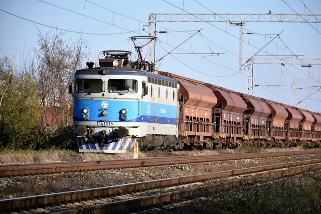 Un train de transport de FRET